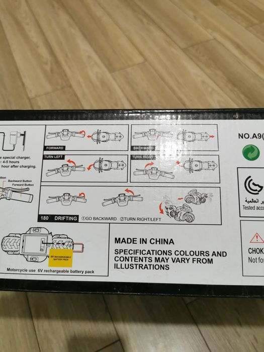 motocykl zdalnie sterowany na pilota 4D RC