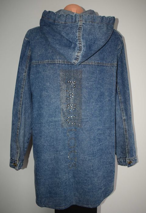 Kurtka bluza jeansowa z kapturem L/XL