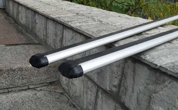 БУ Багажник палки Thule Wingbar Edge Evo Aerobar Squarebar 108 118 127 135 150 см сталеві алюмінієві каплевидні нові вживані установка прокат обмін