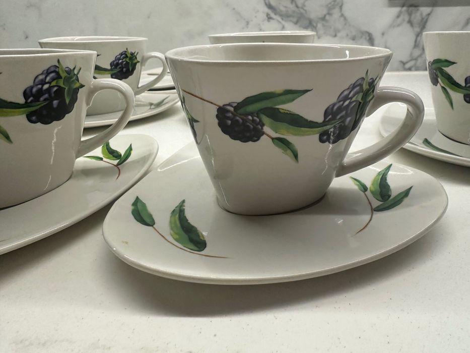 Filiżanki do kawy porcelanowe Lipton