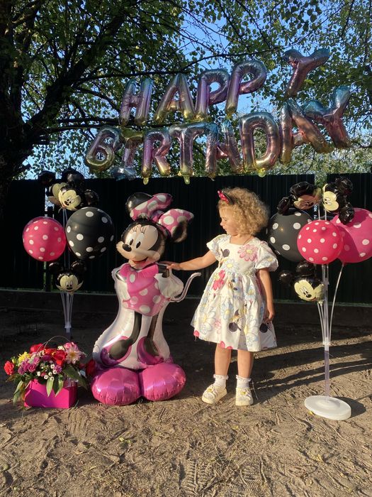 Костюм Мінні Маус, плаття+обруч Мікі Маус