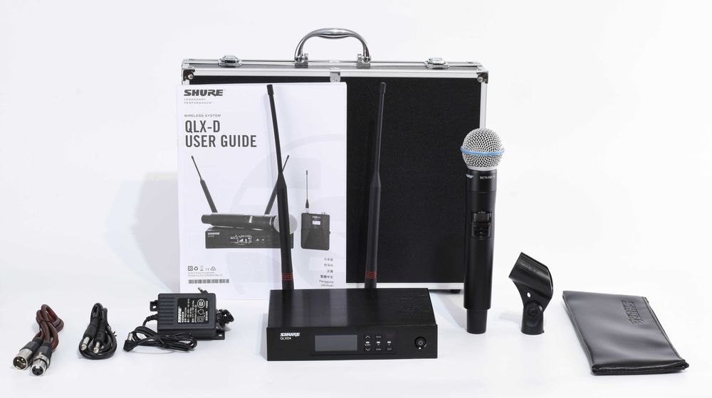 Shure QLXD BETA58A радіосистема мікрофон (slx blx ulxd sm58 glxd qlxd)