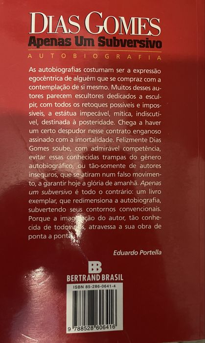 Teatro Cinema Televisão Dias Gomes apenas um subversivo