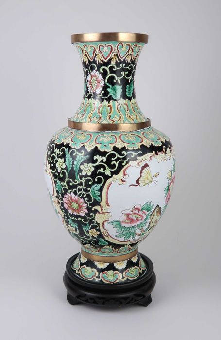 Jarra em esmalte de cantão - 26 cm