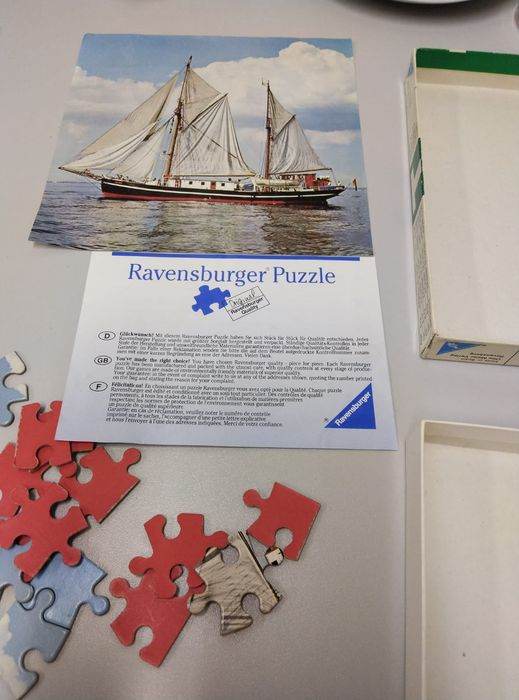 пазли ретро Ravensburger Technik-Puzzle вінтаж, 80-90 роки пазлы