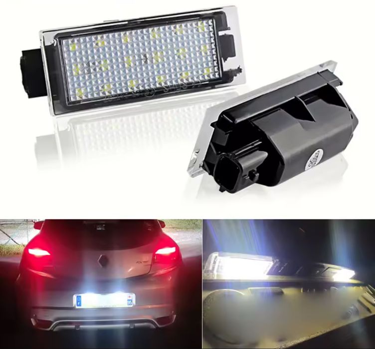 Led підсвітка номерного знаку Renault Megane, Clio, Laguna, Twingo