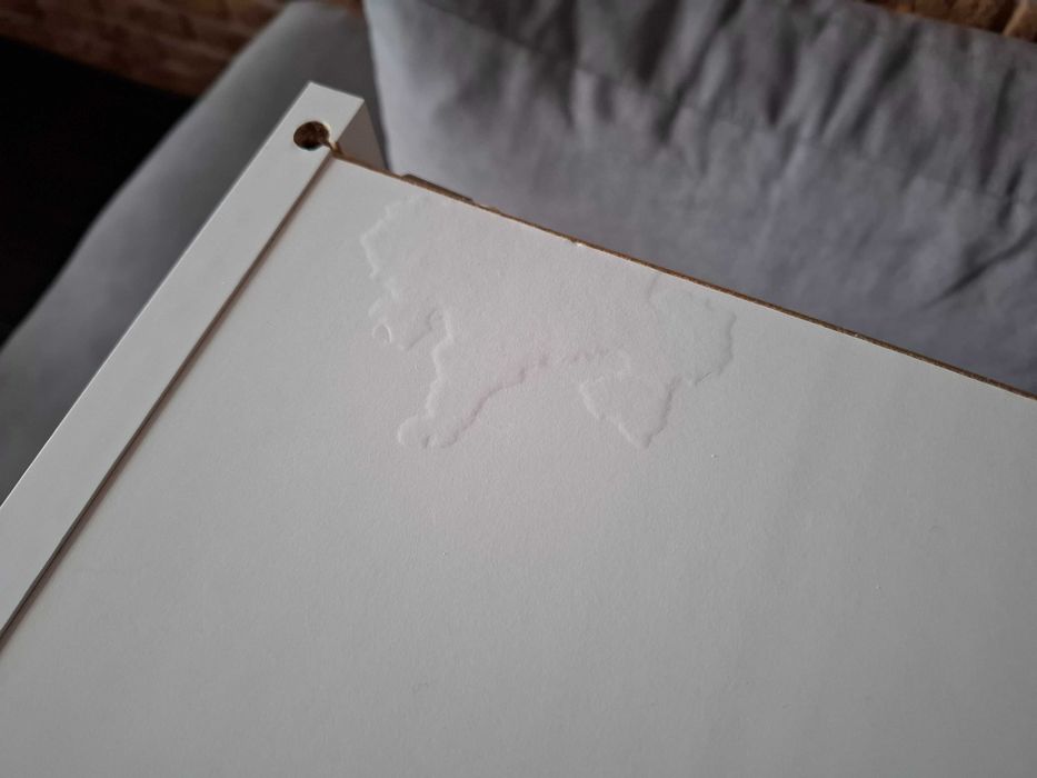 2x biała szafka ścienna Ikea