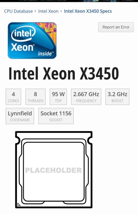 Proceesador Intel Xeon X3450 LGA 1156