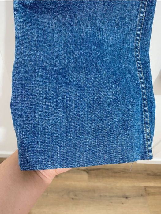 Calças ganga bootcut cropped Zara