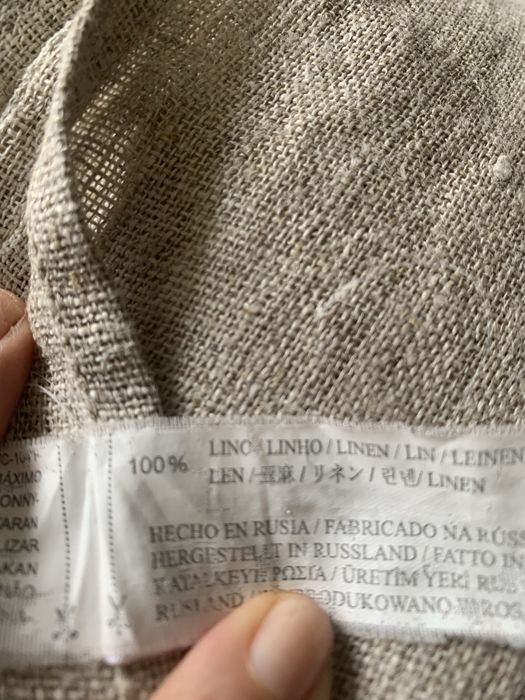 Cortina 100%linho lavado da Zara Home