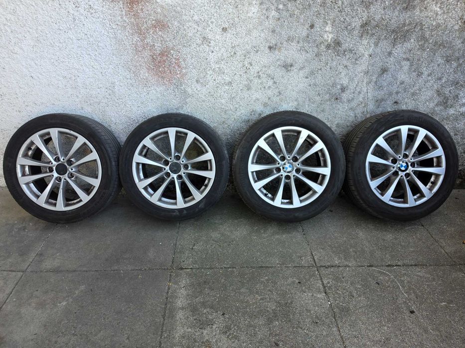 Jantes originais BMW 17" 5x120 com Pneus 225.50.17 + 235.45.17