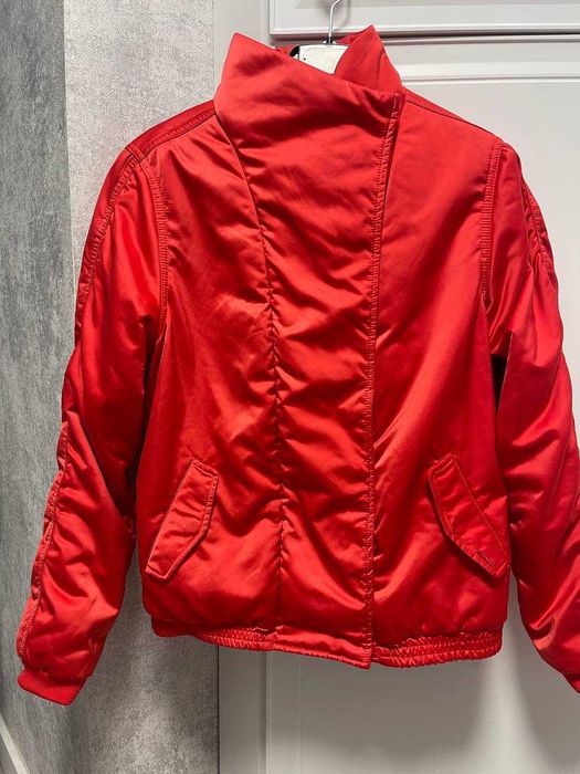 бомбер Scotch & Soda червоний атлас