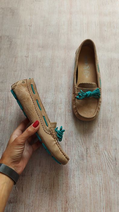 Ugg угги кожаные замшевые туфли мокасины топсайдеры