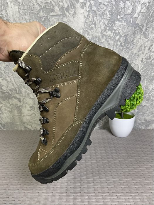 Meindl ботинки 42-43 размер кожаные трекинговые коричневые