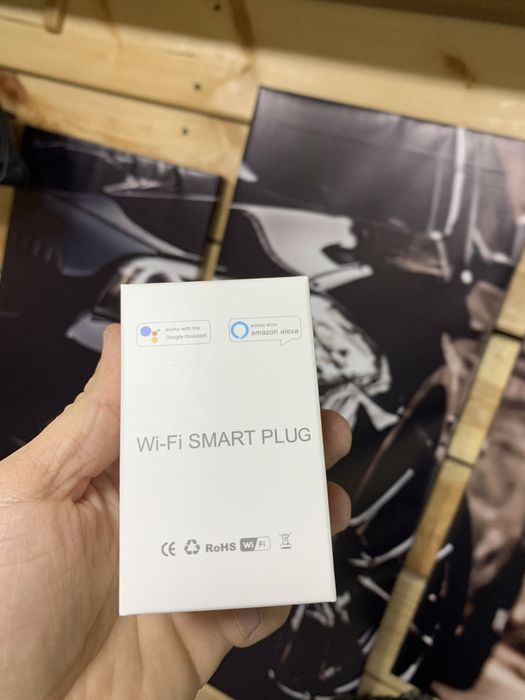 Топовая умная вай фай Wi-Fi розетка с енергометром White 16A