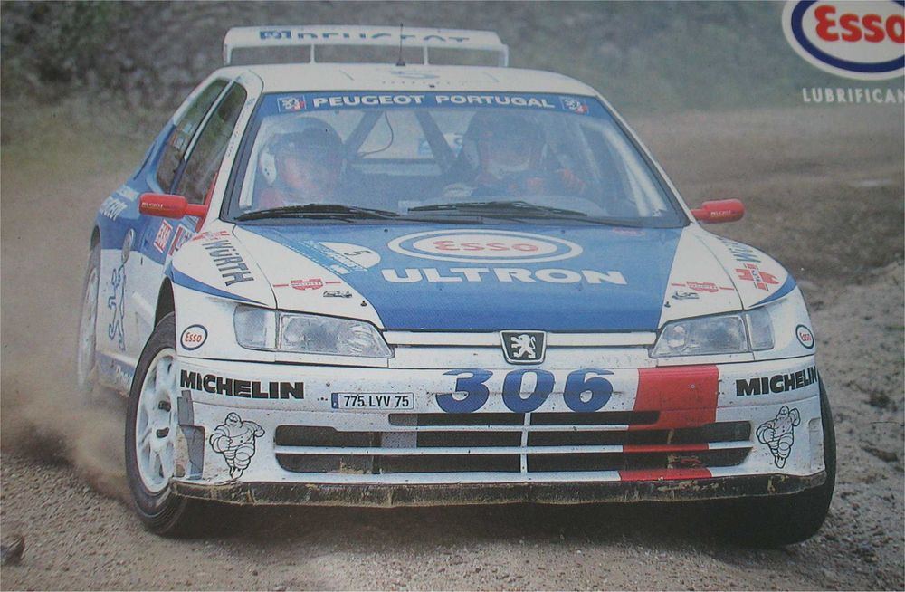 Poster - Peugeot 306 Maxi - Campeão Nacional 1997 - Adruzilo Lopes