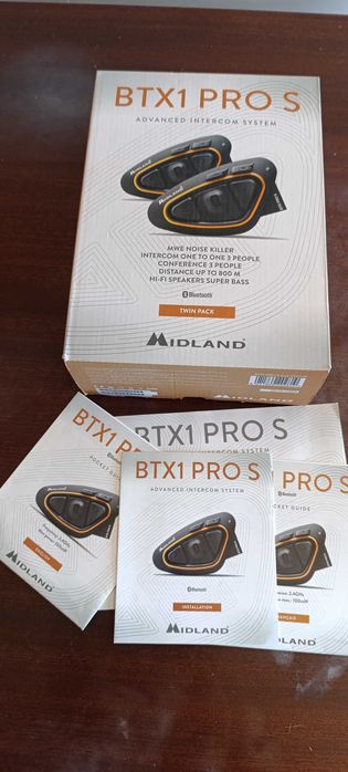 Capacetes HJC IS-MAX II com sistema de comunicação MIDLAND BTX PRO 1 S