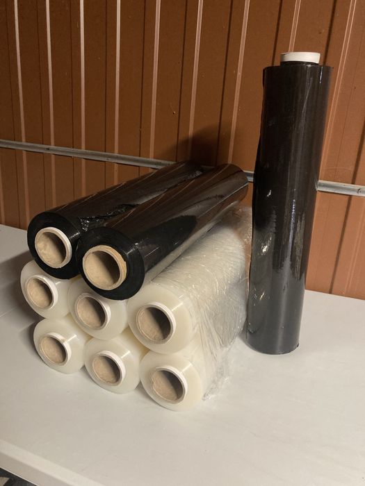 Folia Stretch 3Kg XXL Transparentna, czarna