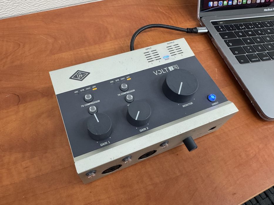 Uad universal audio volt 276 okazja interfejs gitarowy defekt