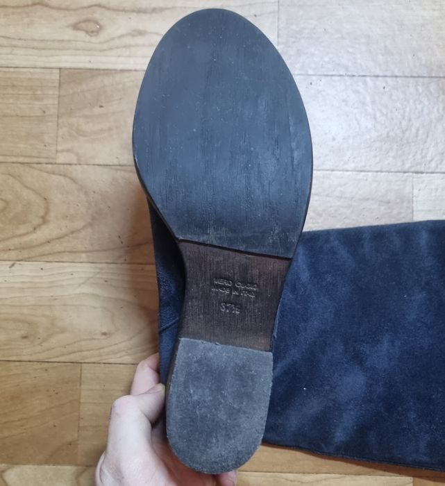 Італійські жіночі чоботи Vero Cuoio з натуральної замші