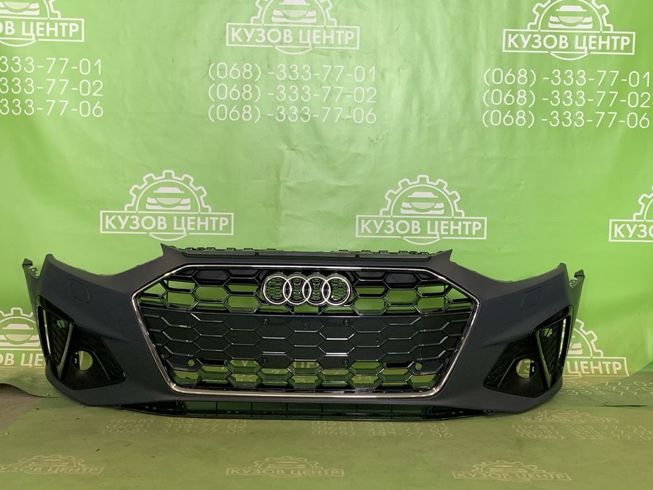 Бампер передний в сборе РЕСТАЙЛИНГ Audi A4 B9 2020 - 2023 В НАЛИЧИИ