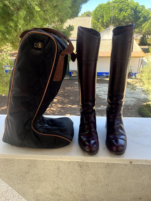 Botas de montar a cavalo