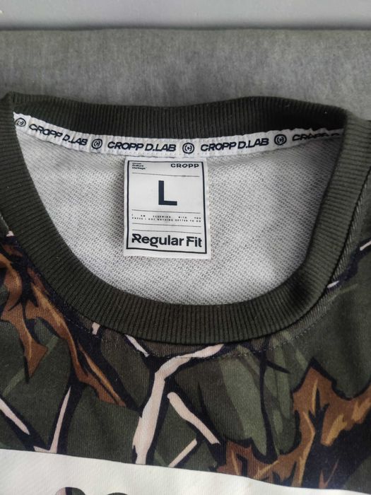 Bluza w liście Cropp