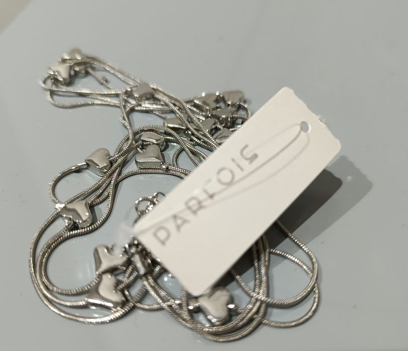 Colar duplo corações -Parfois