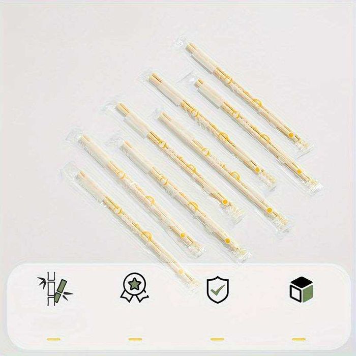 Pauzinhos chineses comida chinesa bambu descartaveis Hashi Sushi NOVOS