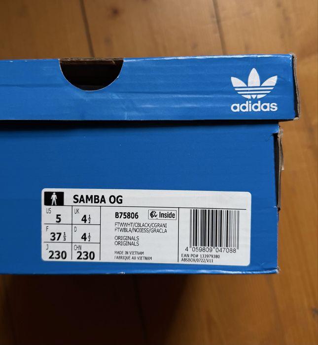 Оригінальні Adidas Samba, самба адідас класік, адидас
