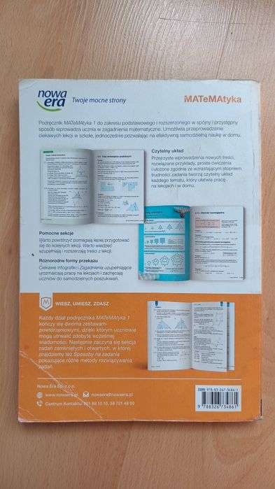 MATeMAtyka 1 Podręcznik zakres podstawowy i rozszerzony