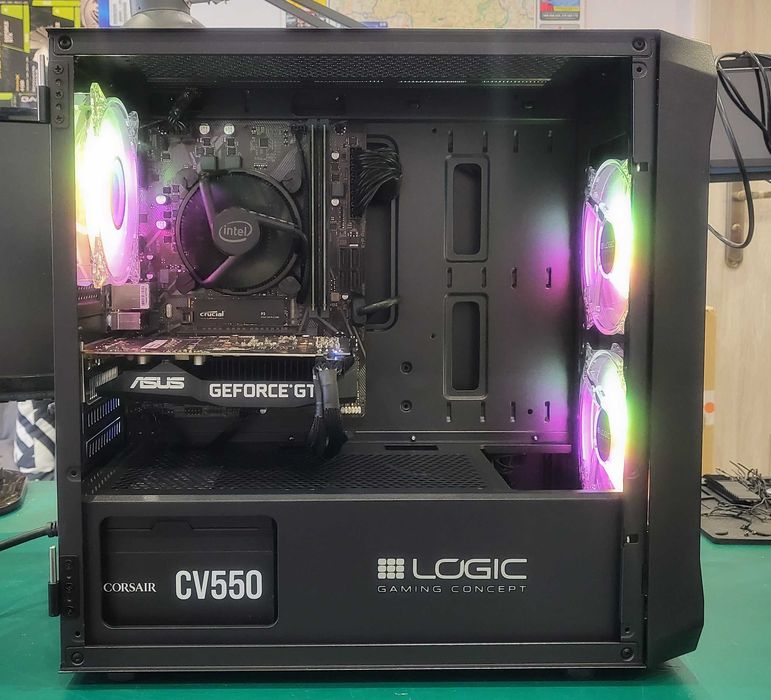 GAMER INTEL | i5-14400F 4,4Ghz | RTX 3050 6GB | 16GB | SSD 500GB | W11