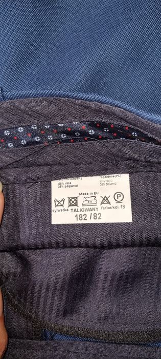 Garnitur męski granatowy NOWY