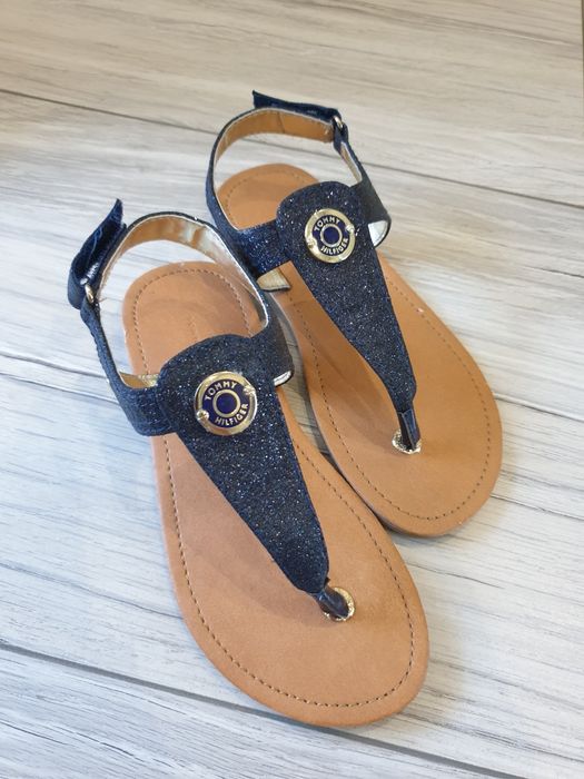 Granatowe sandałki Tommy Hilfiger