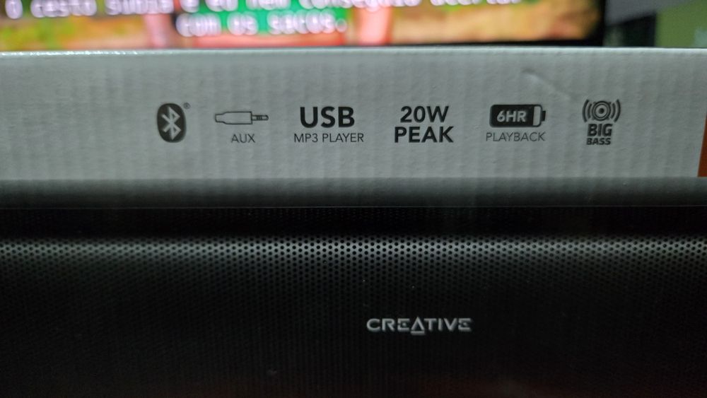 Coluna Bluetooth, pc, com fios