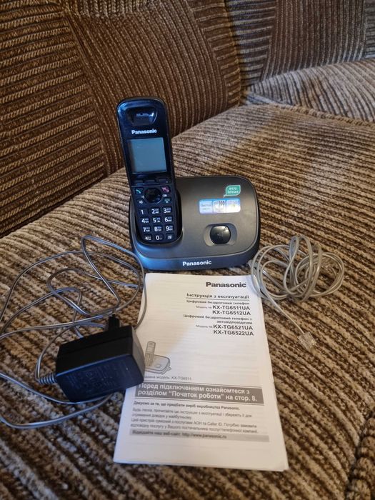 Цифровий бездротовий телефон Panasonic KX-TG6511UA
