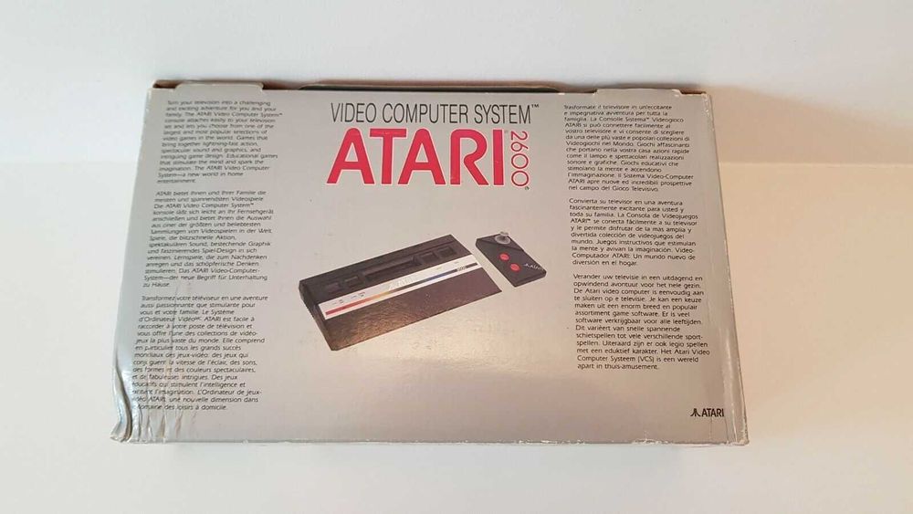 Consola Nova Atari 2600 Completa na Caixa com 32 Jogos