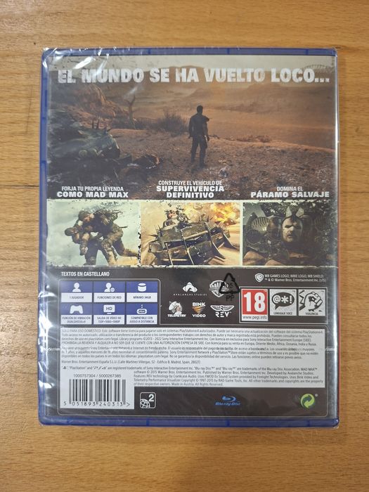 Mad Max - PS4 (novo)