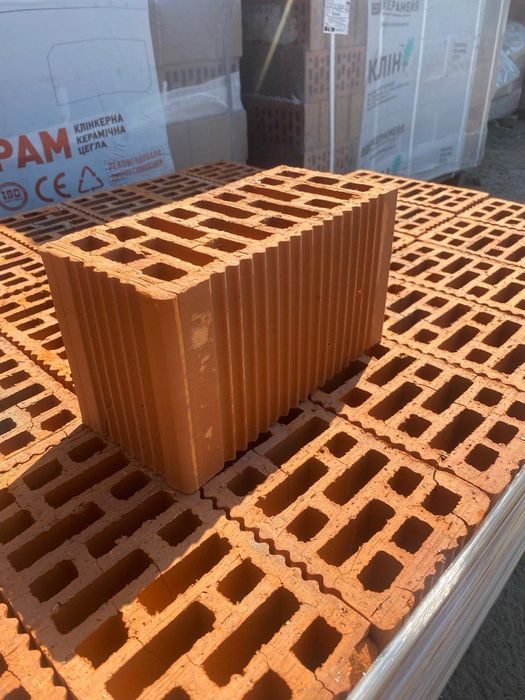Блок 2НФ Керамейя (цегла подвійна) 48% пустотність, блоки з доставкою