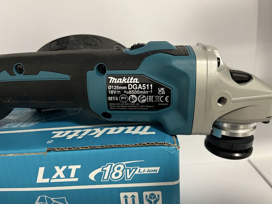 Аккумуляторная угловая шлифмашина Makita DGA511 (Оригінал!)