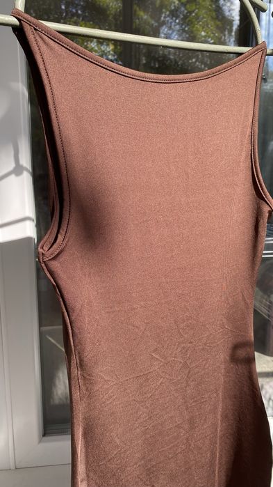 Літня сукня в шоколадному кольорі