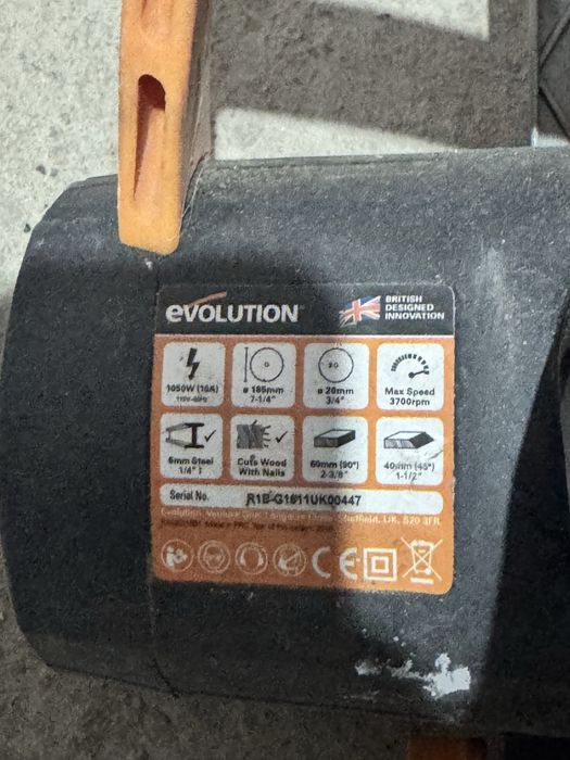 Продам   дискову пилу Evolution  110v