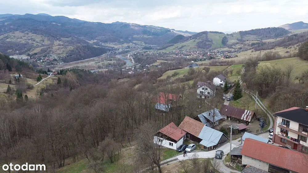 4 działki rolno-leśne 1,8414 ha + działka z domem 0,2592 ha razem 2,1h