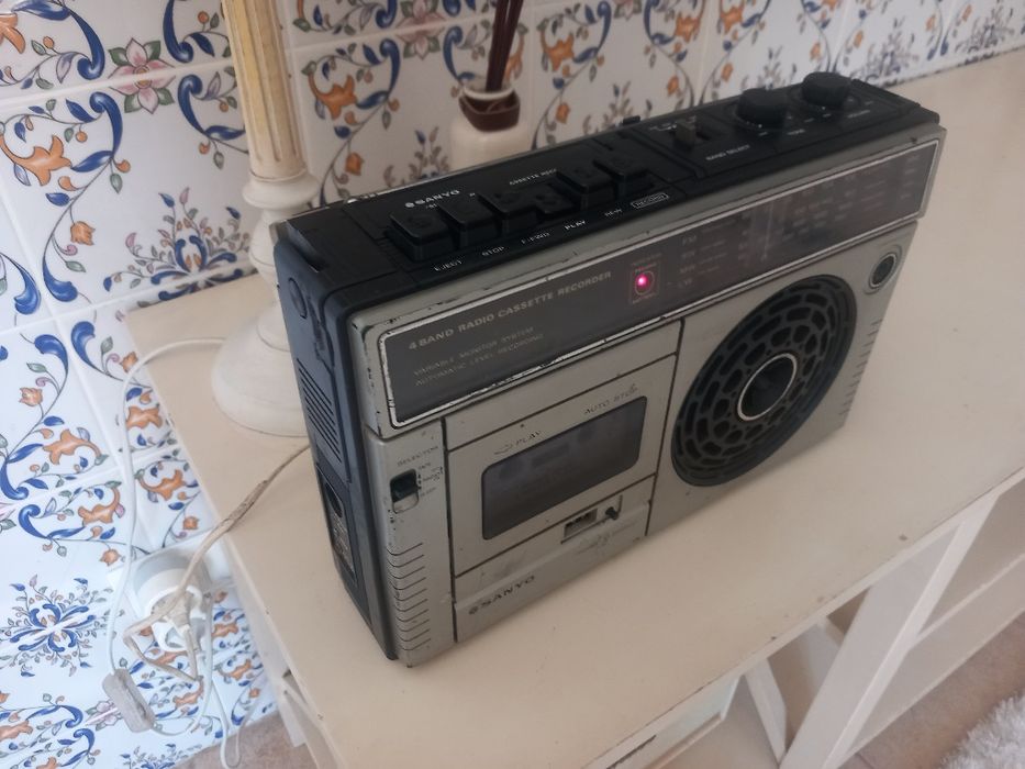 Sanyo rádio  cassettes  recorder