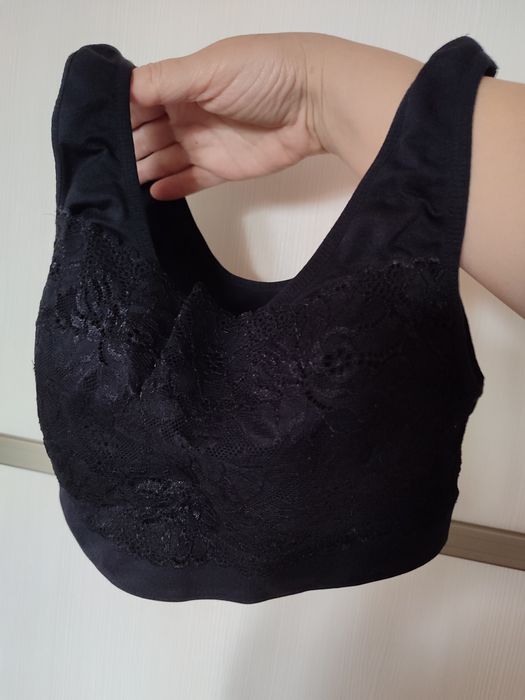 Топ ліф бюст топік ажурний чорний мереживо топик майка водолазка го