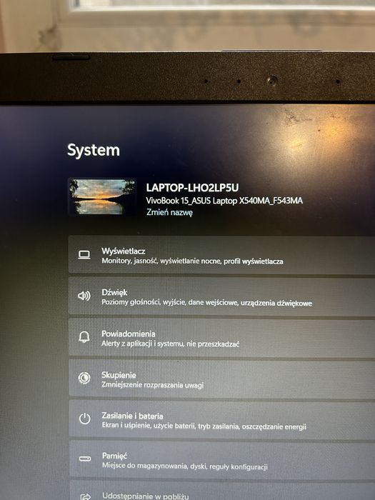 Laptop Asus Vivobook