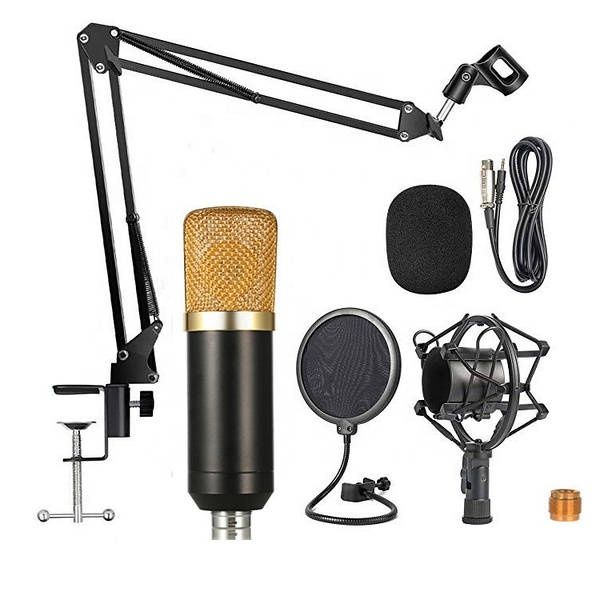 Микрофон конденсаторный B800 звуковая карта микшер, аксесуари
