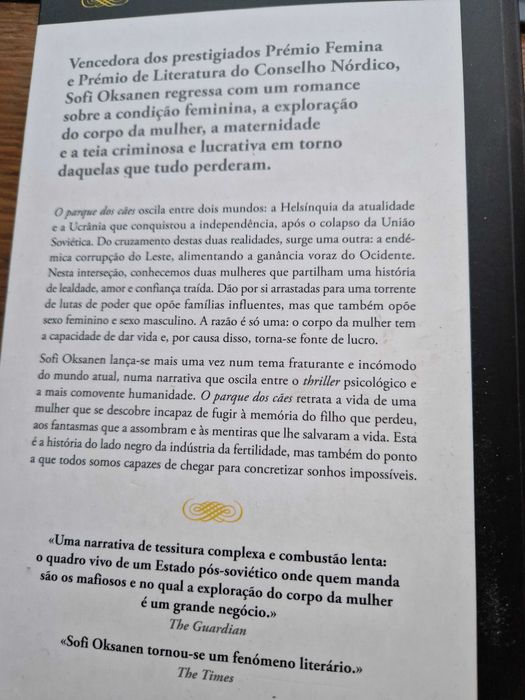 O Parque dos Cães
de Sofi Oksanen