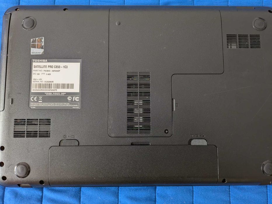 Portatil Toshiba C850-1C3