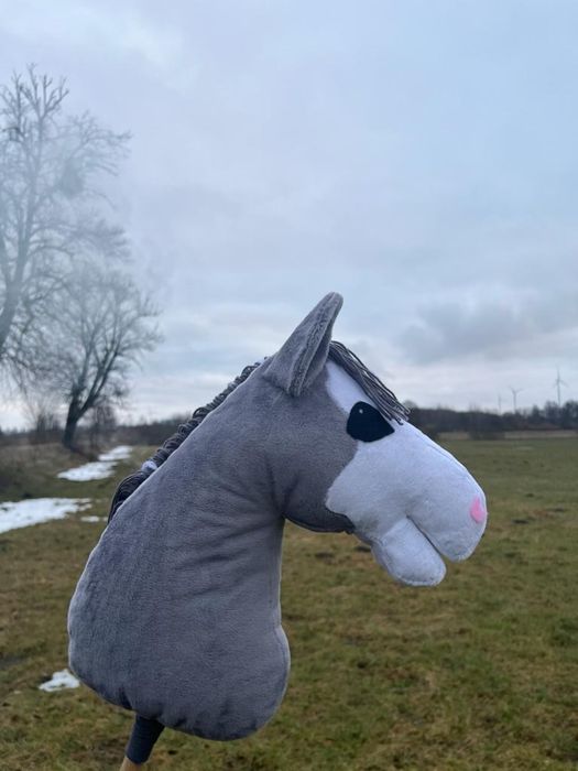 Hobby horse szary A3